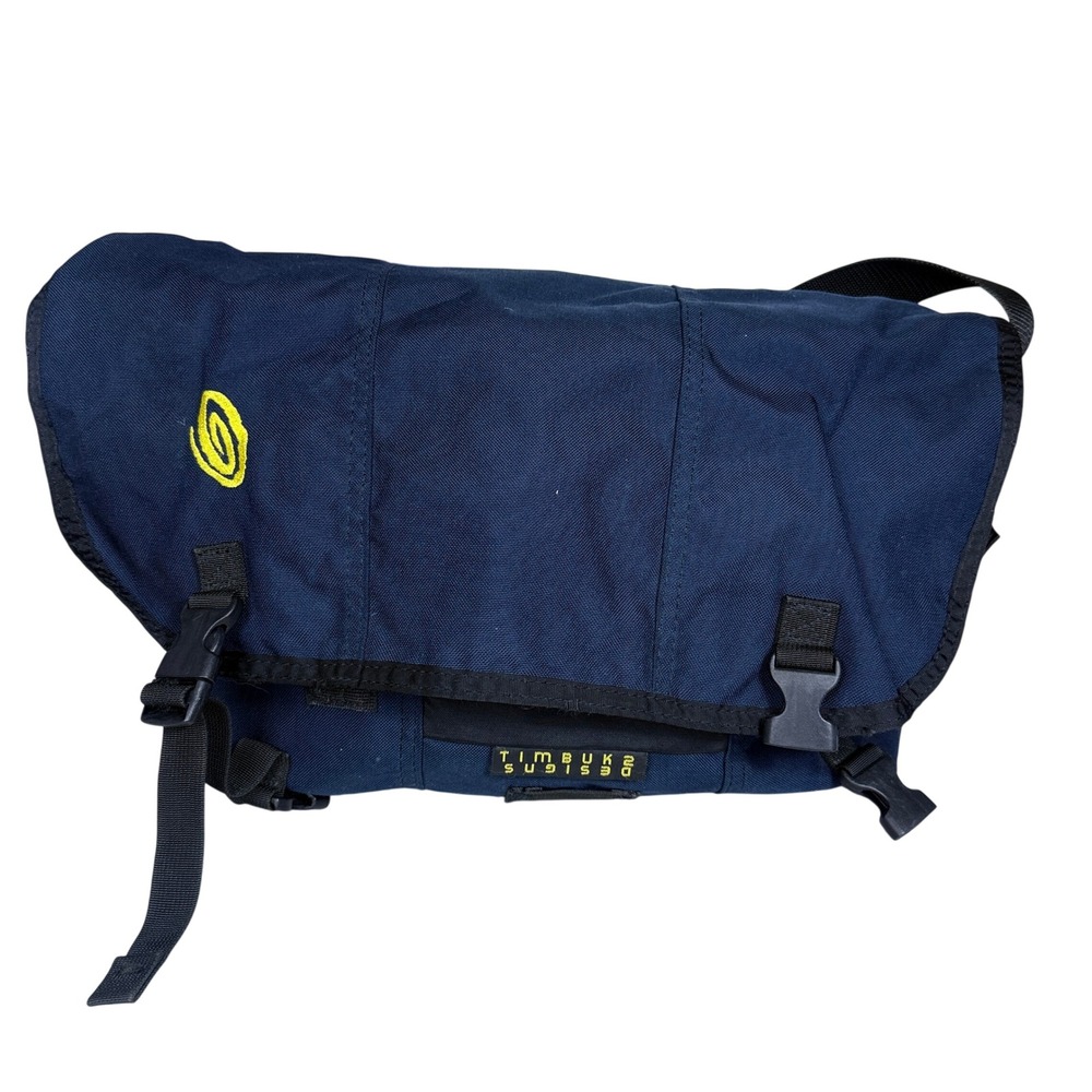Timbuk2 Messenger Bag Unisex Medium Navy Blue Canvas Crossbody Shoulder Strap